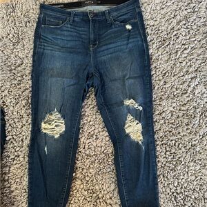 Torrid Sky High Skinny Crop Jeans